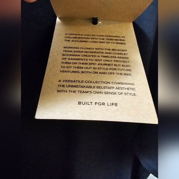 BELSTAFF LONG WAY UP Motorcycle Collection 100% Cotton T-Shirt Black Mens Size M - Picture 9 of 11